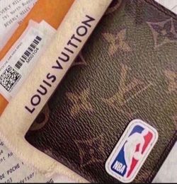 Authentic Louis Vuitton x NBA Original Monogram Pocket Organizer Wallet New