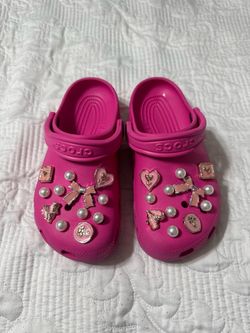 Pink Crocs