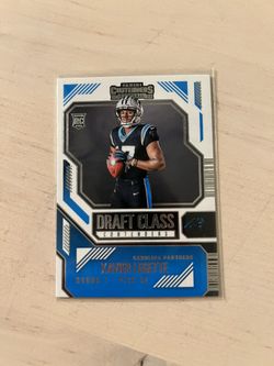 Panini Contenders Football Card Panthers