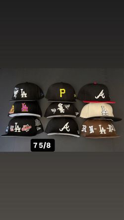 New Era Fitted Hats Size 7 5/8