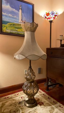 Vintage Venetian Murano Glass Lamp.