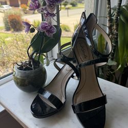 Lifestride Black Sandal Heels
