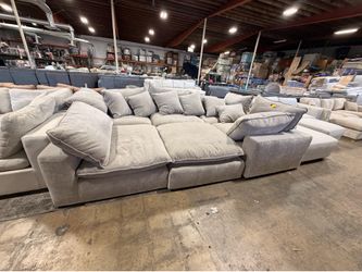 Sereen 6-Piece Fabric Modular Sectional Sofa, Couch