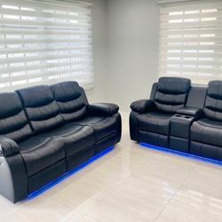 Brand New Reclining Sofa And Loveseat / Sofa y Loveseat Reclinables Nuevos a Estrenar … Fast 🚚