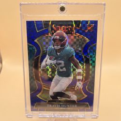 2025 Travis Hunter Select Blue Prizm Concourse Rookie Card🔥