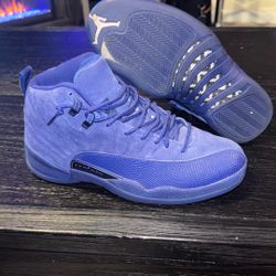 Jordan 12 “deep royal/blue suede”