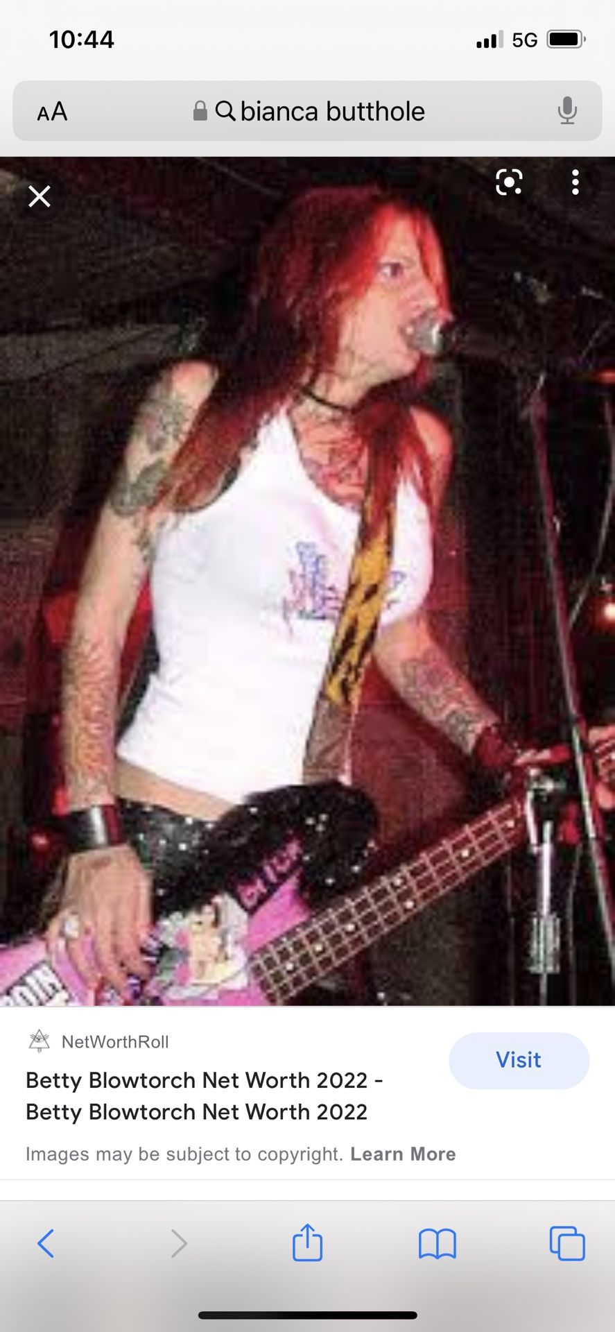 Bianca Butthole’s [Betty Blowtorch] Pink Fender P Bass 