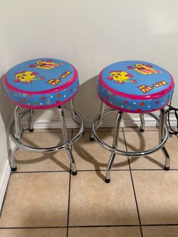 Ms. Pac-Man Bar Stools – Set of 2
