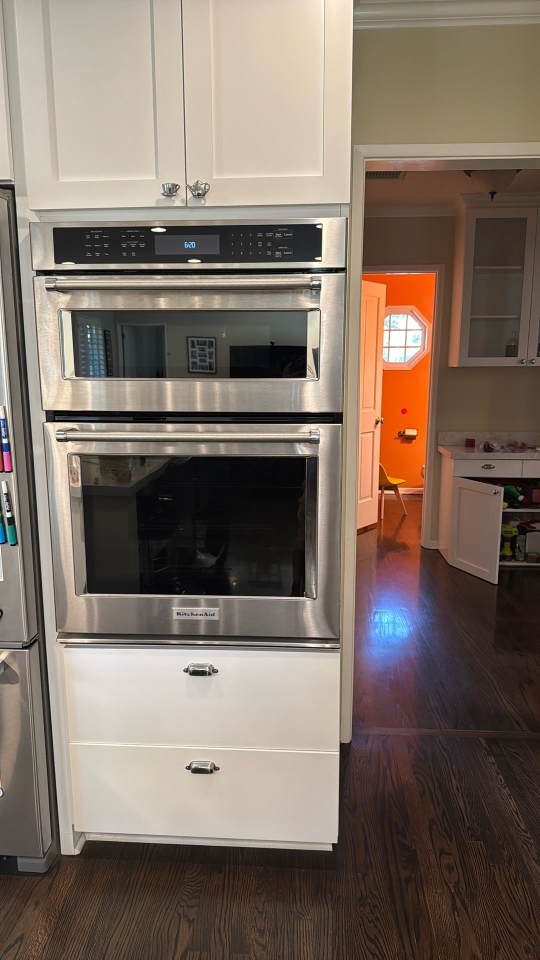 KitchenAid Wall Microwave And Oven Combo. Great Condition.