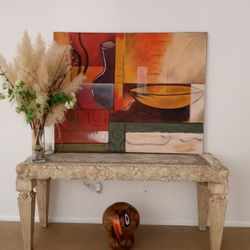 Huge 5x4 Signed painting on canvas