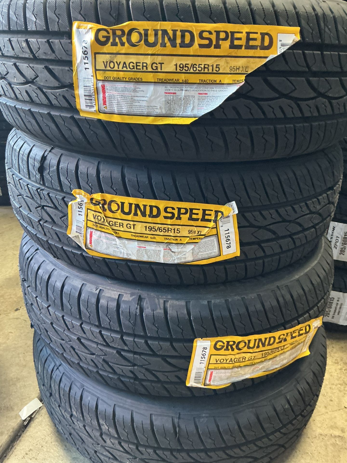 195 65 15 Groundspeed voyager GT