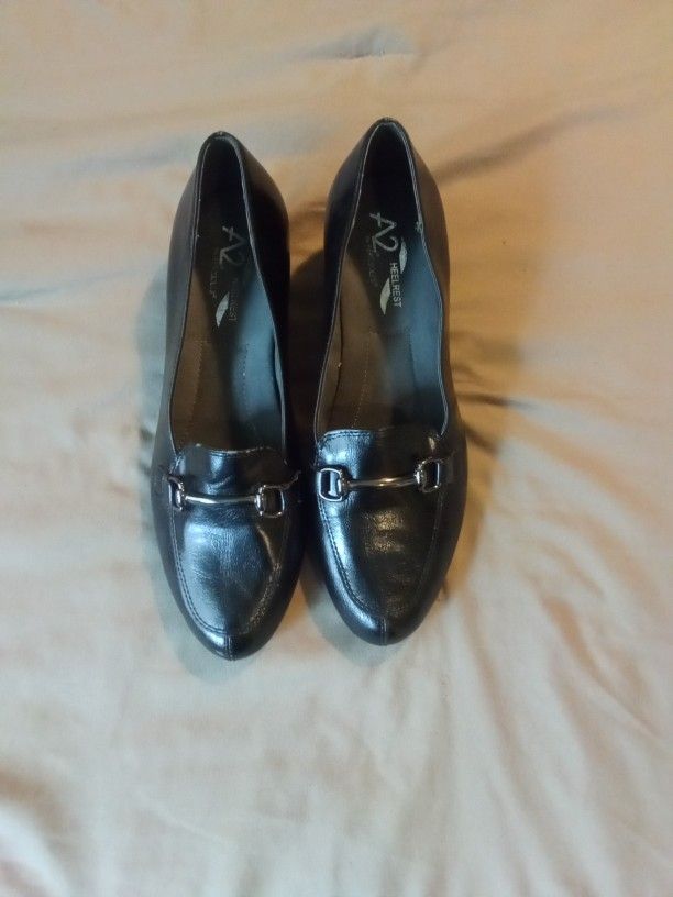 Aerosols Wedge Leather Dress Shoes 91/2