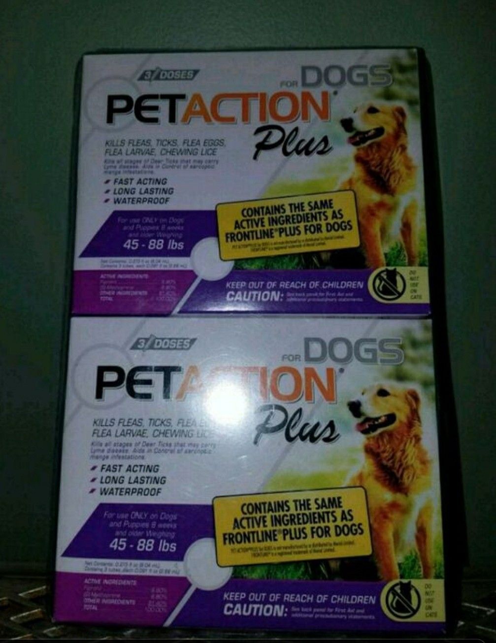 Petaction Plus for Dogs 45-88 lbs (6 month supply)