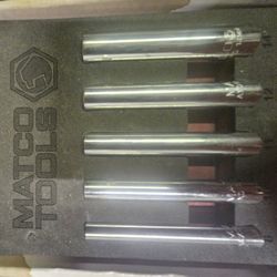 5 pc ¼" Drive Deep Socket Set ($80 OBO)