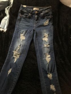 Skinny stretch Ripped jeans