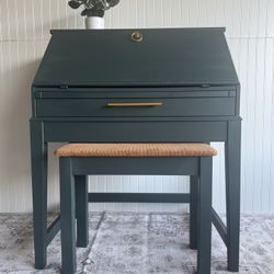 GORGEOUS SECRETARY DESK AND BENCH