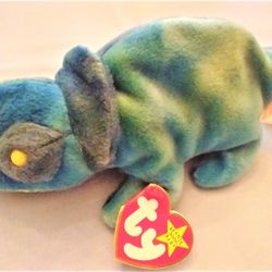 

Rainbow Beanie baby Chameleon- 