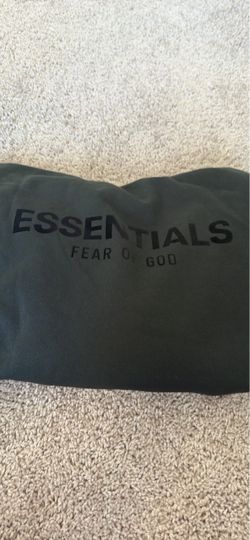 Fear of God Essentials Black Hoodie