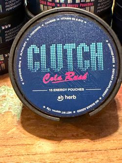 Clutch cola rush 4 can pack energy pouches
