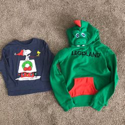 Kids Sweatshirt and Christmas Tee $3