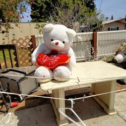 Huge Teddy Bear "I Love You" Heart