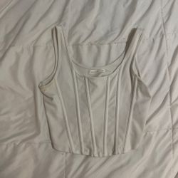 White Corset Top