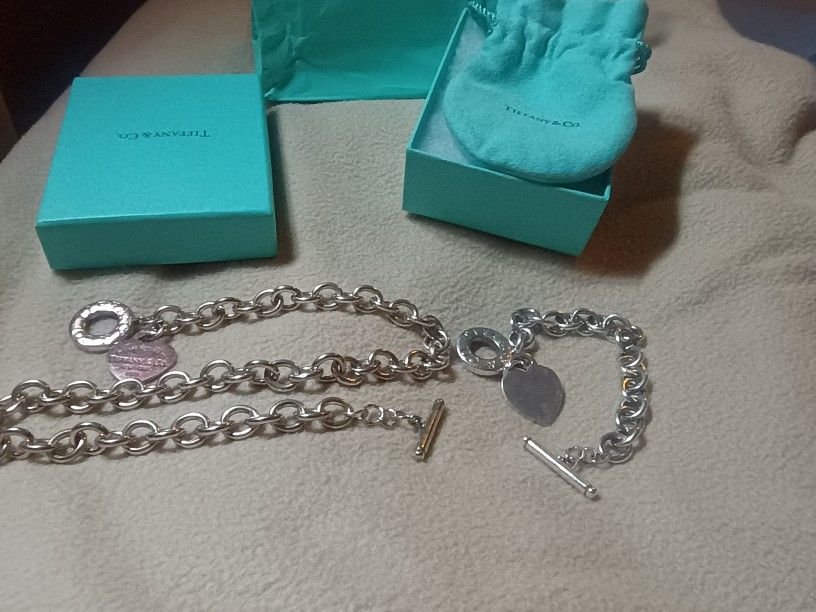 Tiffany Vintage Necklace And Bracelet
