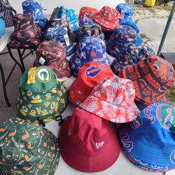Bucket hats NFL and college. $15 2for$25