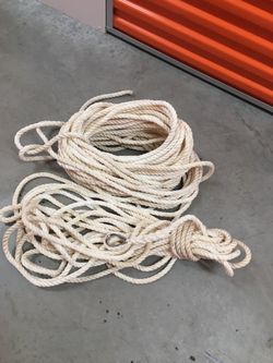 NEW 100 FT POLY-DACRON ROPE 3-STRAND– HIGH STRENGTH, LOW STRETCH, WEATHER RESISTANT High-Performance Polyester Rope, expertly designed for demanding t