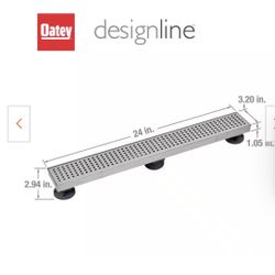 Stainless Steel Shower Drain 24” Brand New 