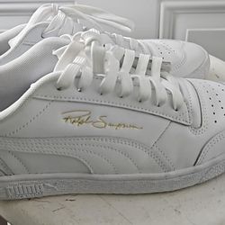 PUMA Unisex Adult Ralph Sampson Lo Sneakers White Leather ((contact info removed)8)