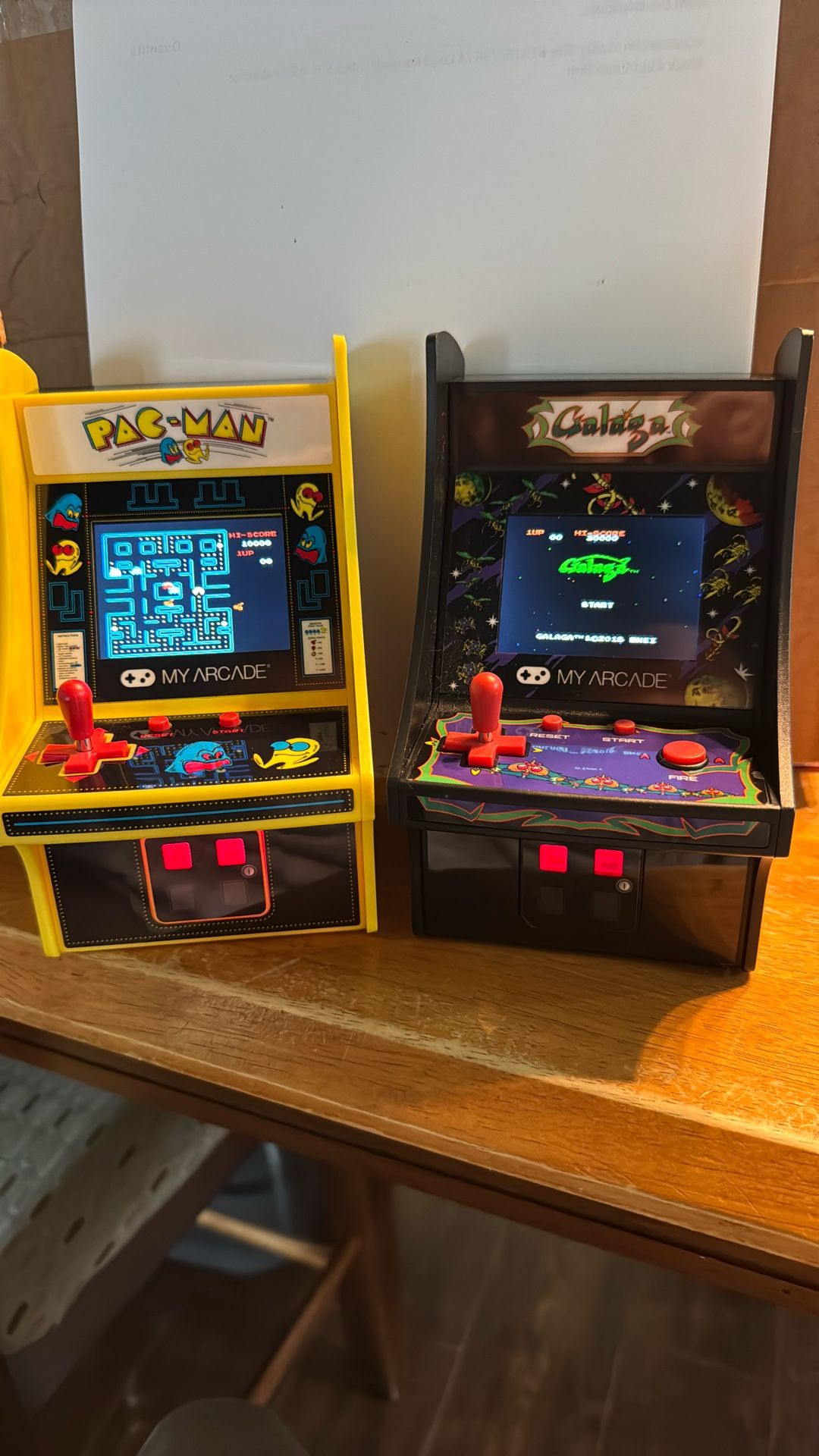 Mini Pac-Man And Mini Galaga Games!