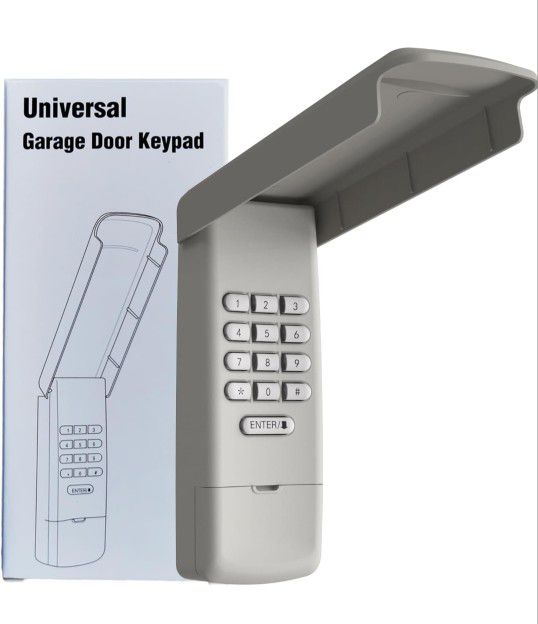 Universal Garage Door Keypad + Remote