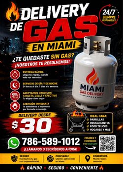 Delivery de gas en Miami 🔥🔥