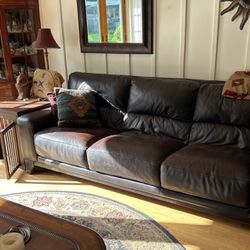 Leather Couch Ex Large 