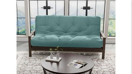 Loosh 10” Teal Queen Futon Mattress, Brand New!