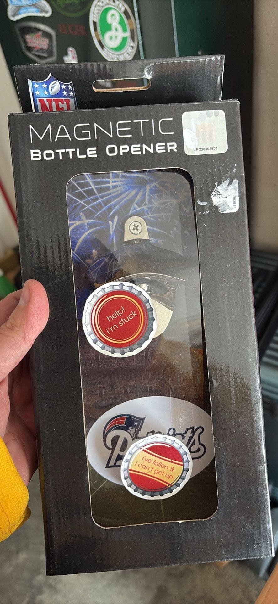 New England Patriots Magnetic Bottle 