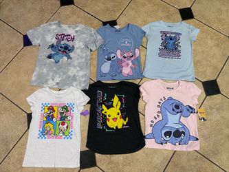 Size 10 girls shirts! New with tags $7, others $5 each