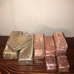 Copper and brass bars