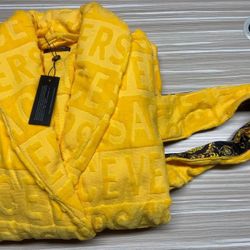 Unisex Gold Versace Bathrobe