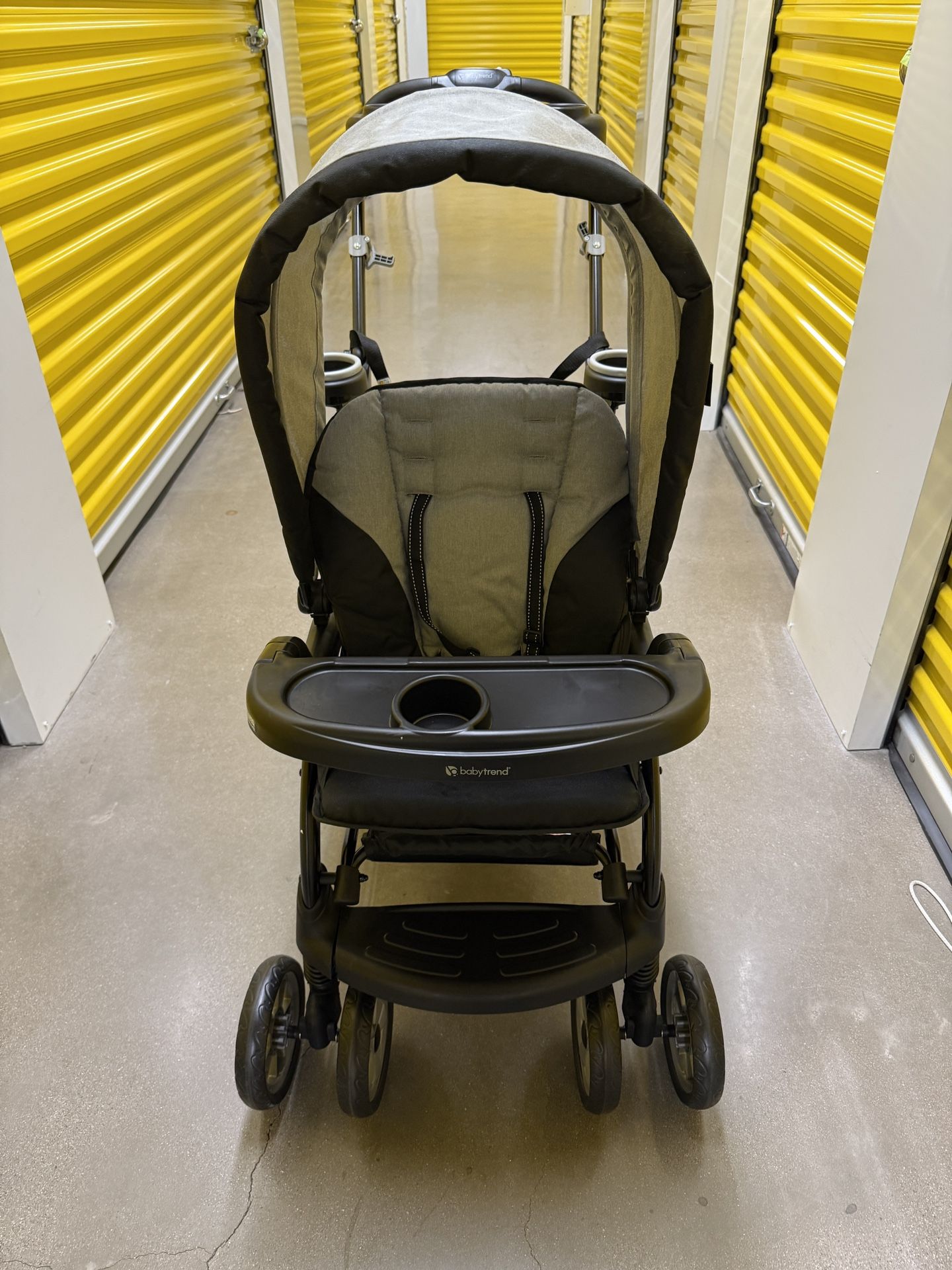 Brand New Baby Trend Sit And Stand Morning Mist Double Stroller Infant Toddler