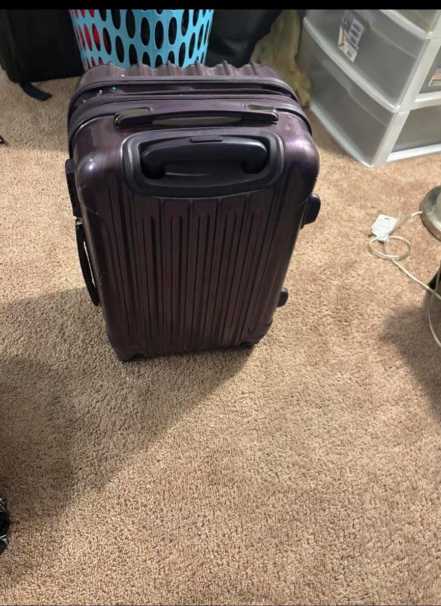 Purple Suitcase 