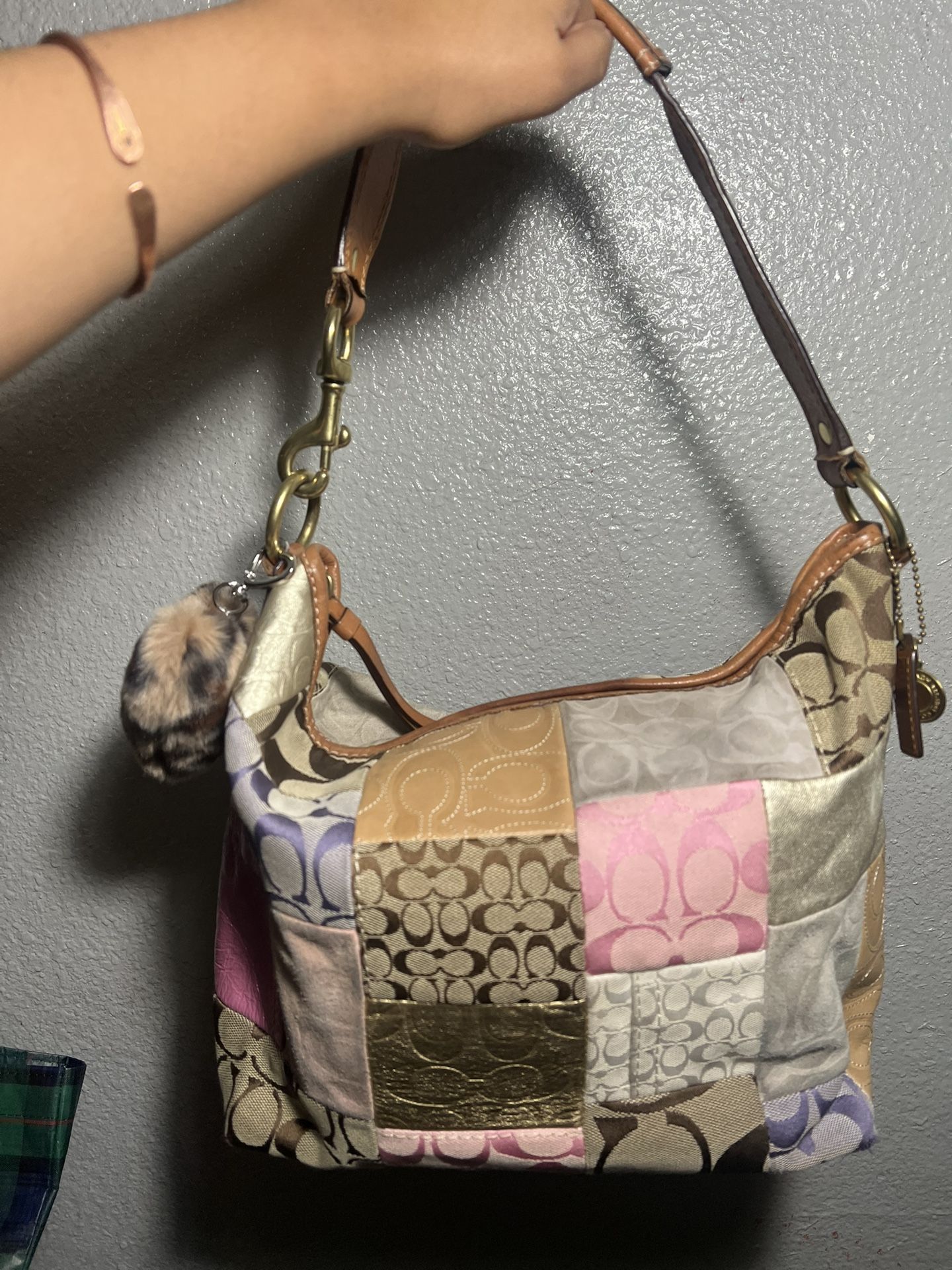 Coach Patchwork Shoulder Bag