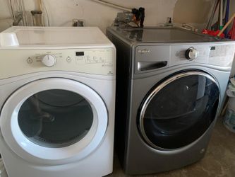 whirlpool washer and whirlpool electric dryer in good condition for sale