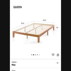 Wood Bed Frame 