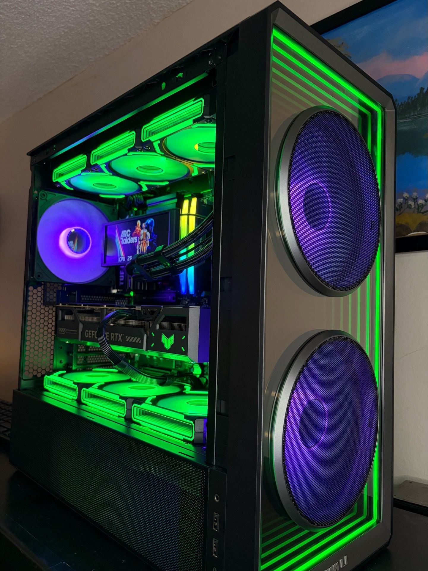 Premium Gaming PC — 9800X3D / RTX 5070 Ti TUF / 2TB 990 Pro / Lian Li Infinity