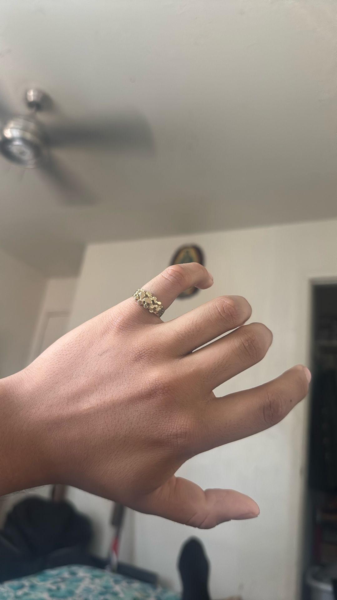 Gold Nugget Ring