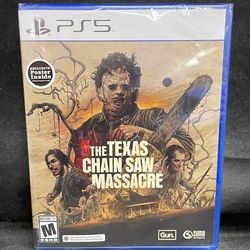 NEW THE TEXAS CHAINSAW MASSACRE SONY PS5 DISC