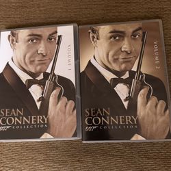 Sean Connery 007 Collection Volume 1 And 2 DVDs 