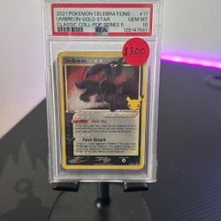 Umbreon Gold Star Celebrations Psa 10